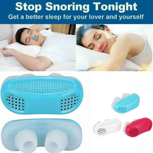 2-in-1 Anti Snoring Device | Nose Air Purifier | Snore Silencer Snoring