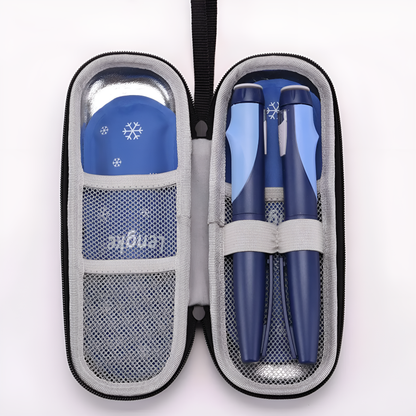 1/2 Set Insulin Pen Cooling Travel Box with 2 Cool Gel Pack (Free Delivery)