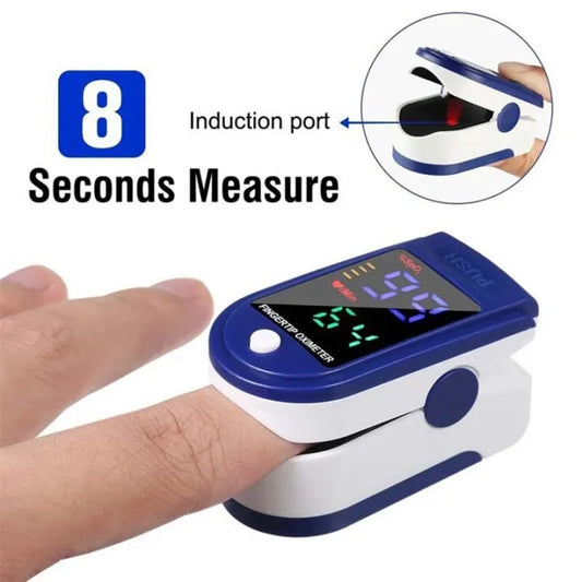 Finger Clip Oximeter Pulse | Blood Oxygen | for Home (Battery not Included)