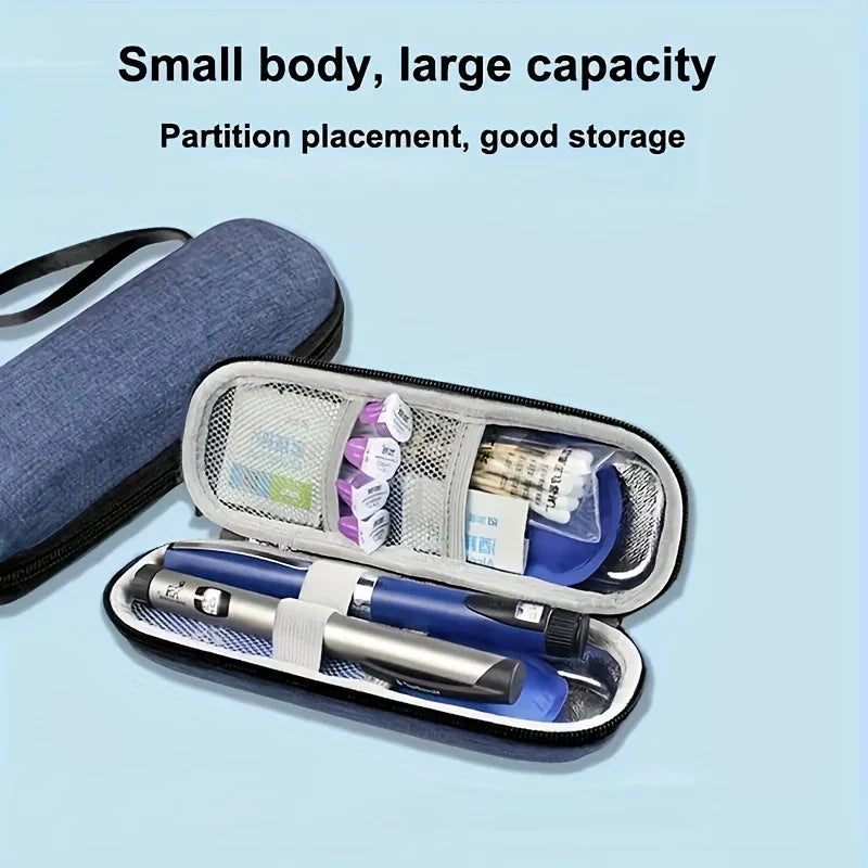 1/2 Set Insulin Pen Cooling Travel Box with 2 Cool Gel Pack (Free Delivery)